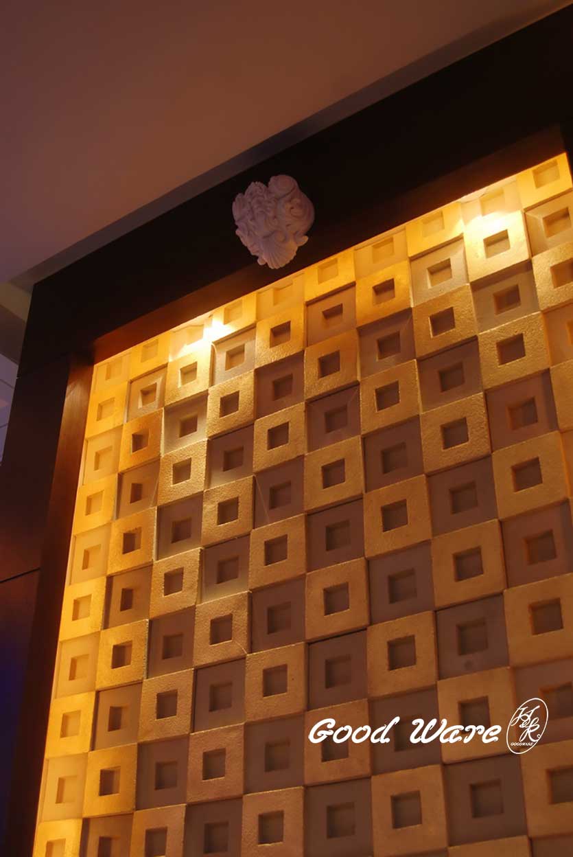 Hotel decor-wall panels and Interior Design by H&K Goodware