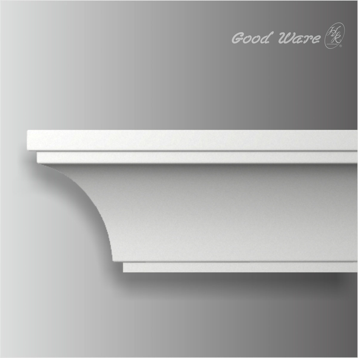 Polyurethane white ceiling small cove molding