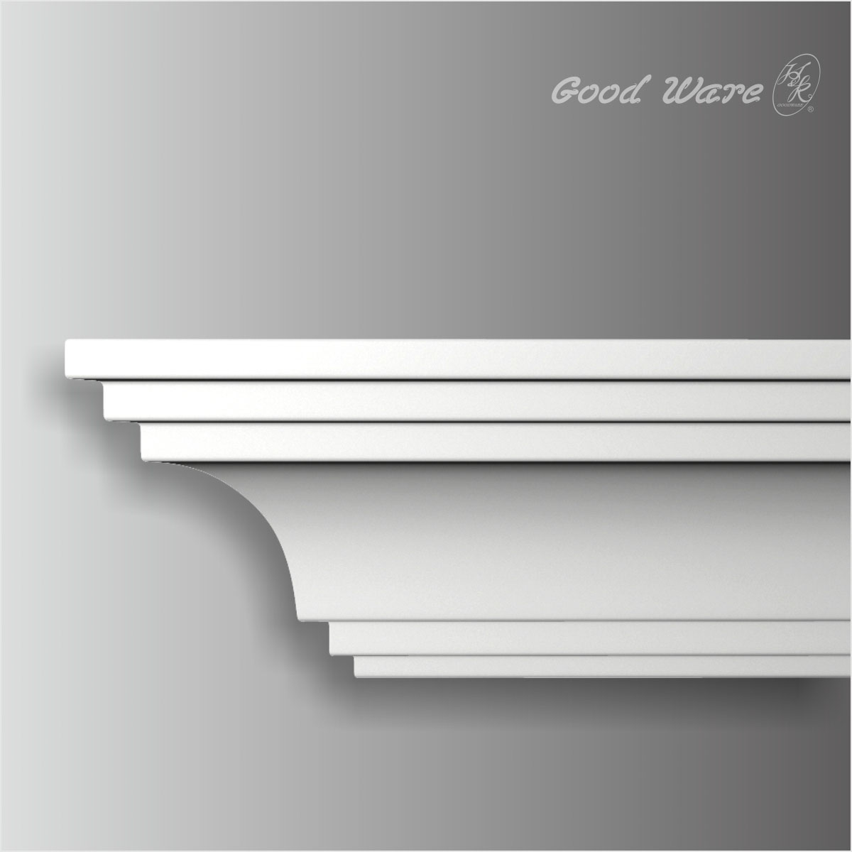 Polyurethane traditional plain crown molding