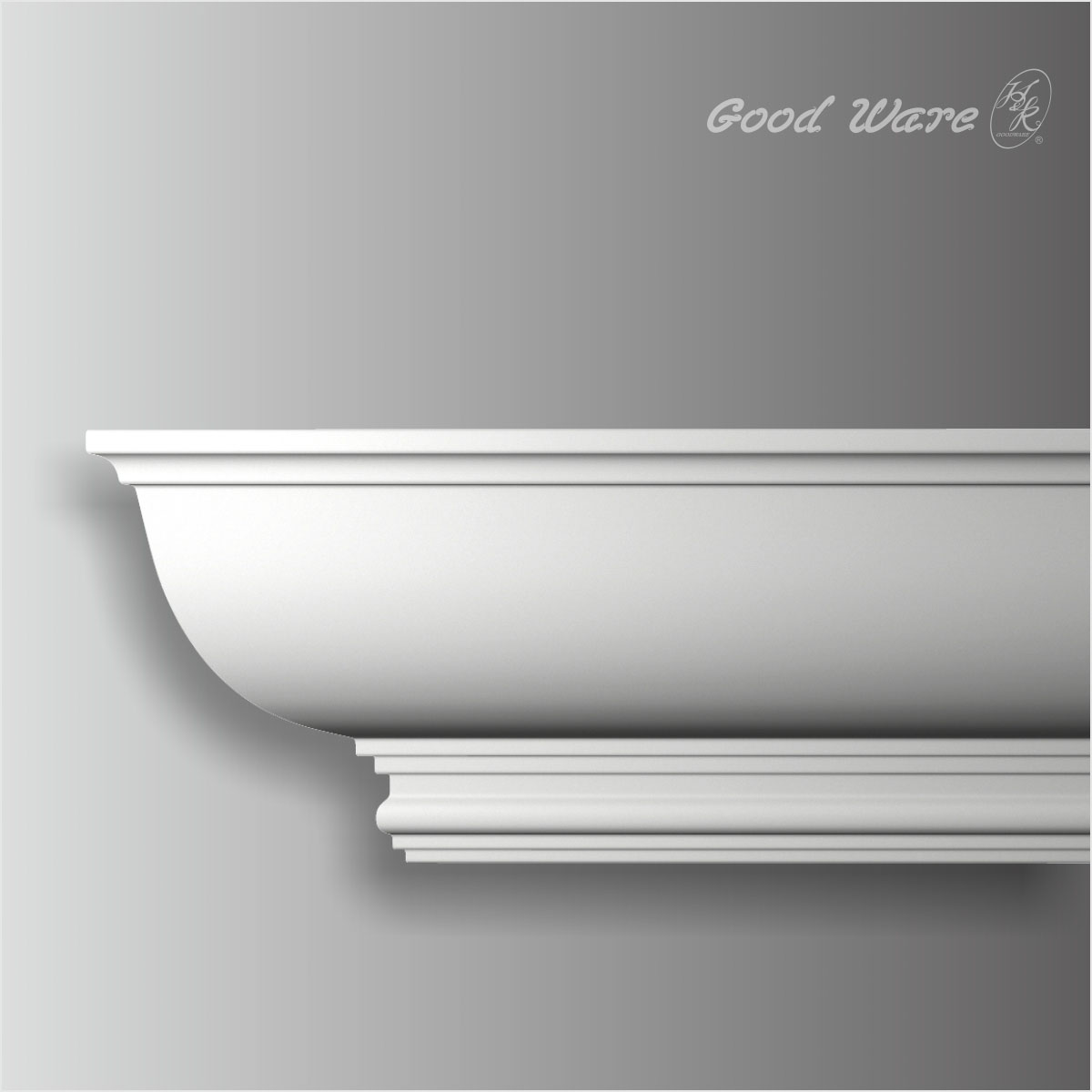 Polyurethane simple pre painted crown molding