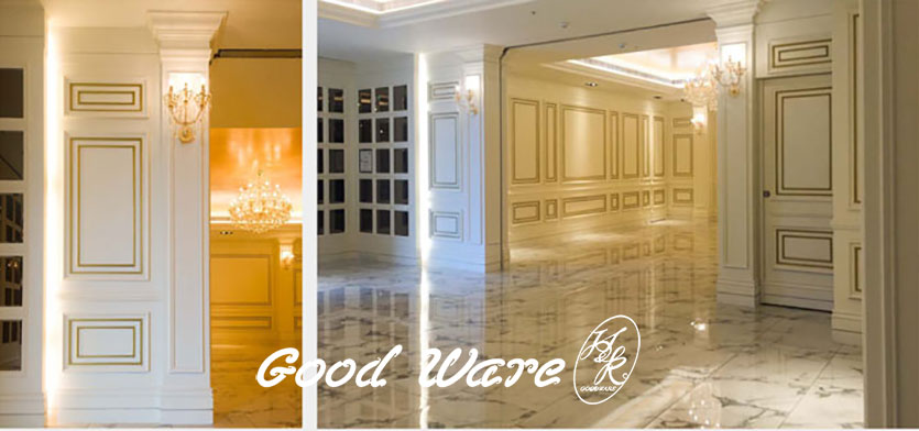 Wedding Reception Venues - The charm of the plain chair rail molding