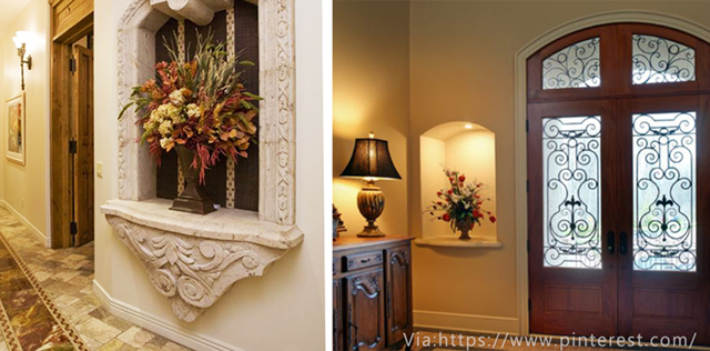 wall niche ideas