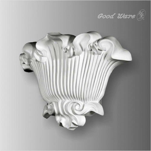 Polyurethane elegant floral wall sconces