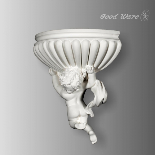 Polyurethane antique decorative angel wall sconces