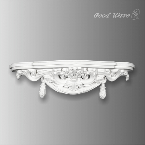 Baroque antique wall shelves for bedroom