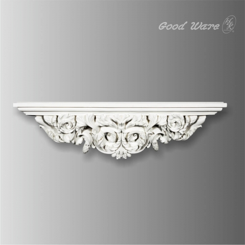 Baroque decorative wall shelves for bathroom