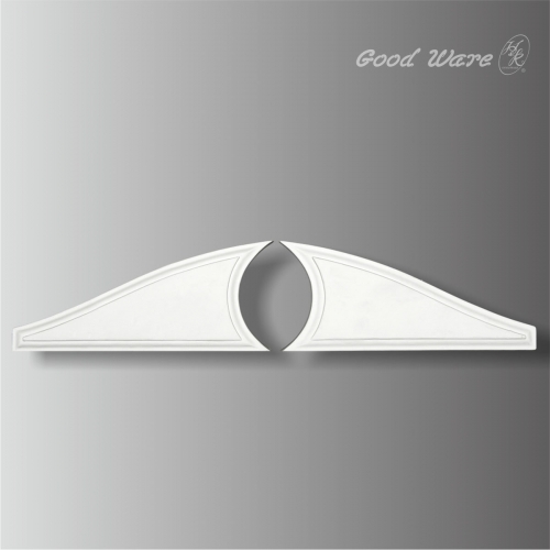Polyurethane decorative door trim panels
