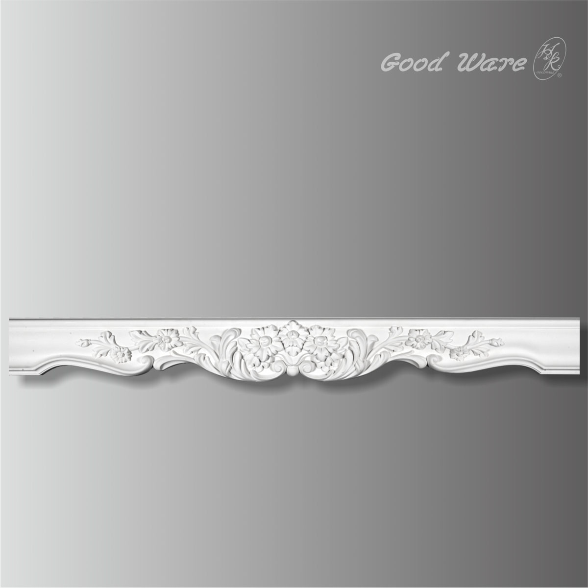 Decorative floral window moulding for sale