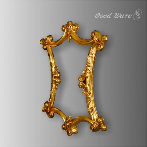Polyurethane baroque vintage gold mirror frame
