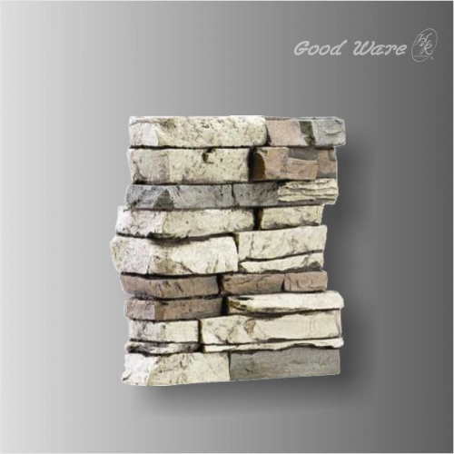 Polyurethane faux stone wall panels for TV