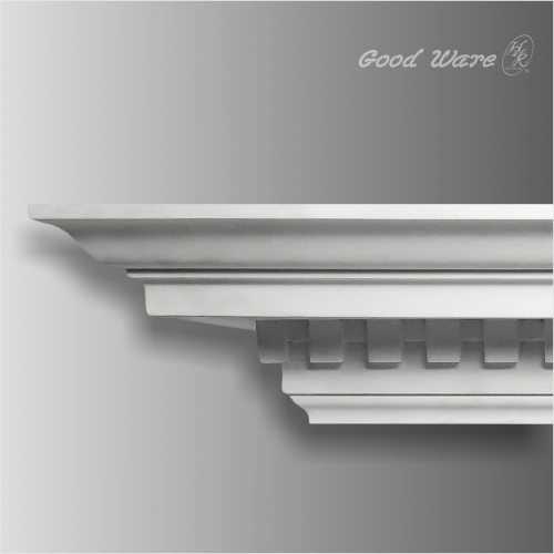 Dentil motif polyurethane cornice moulding