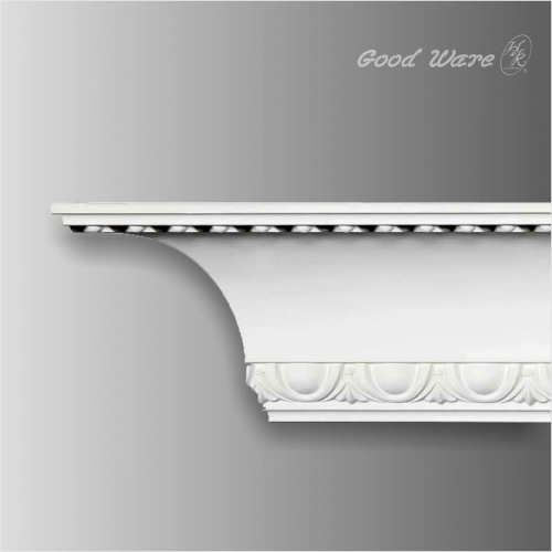 Polyurethane decorative beaded trim molding