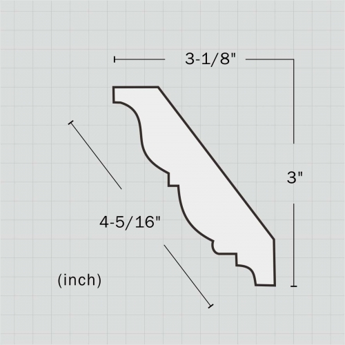 polyurethane egg and dart trim molding