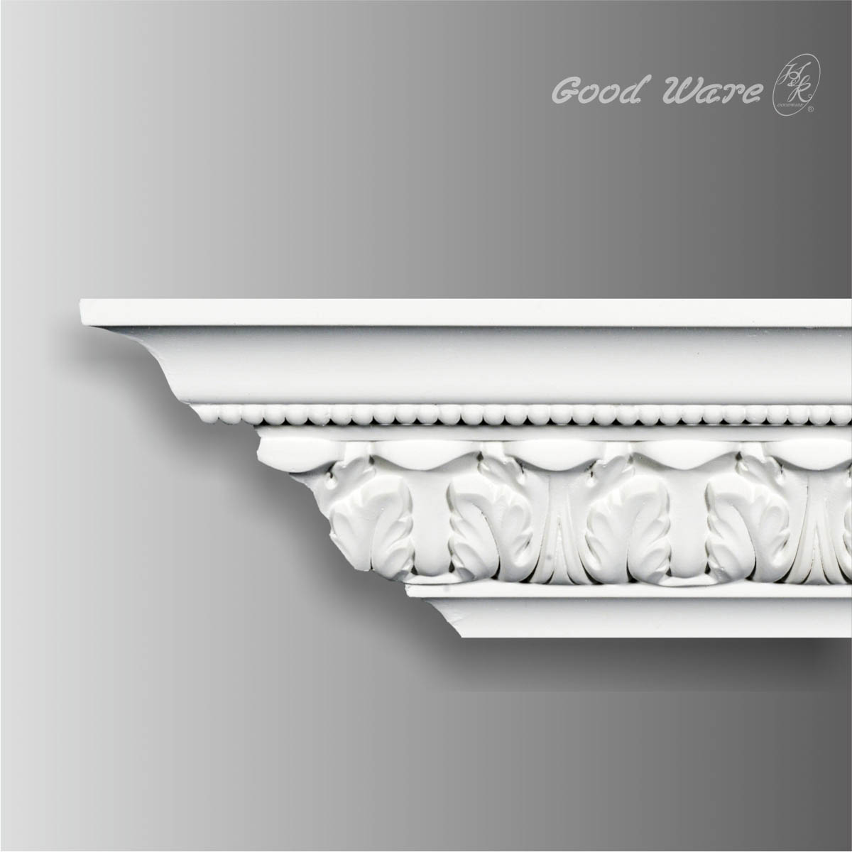 Polyurethane rope victorian crown moulding for sale