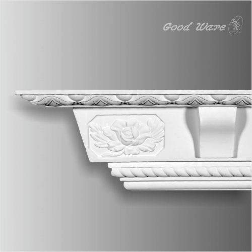 Polyurethane baroque crown molding