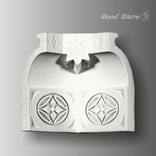 Decorative inside corner crown molding