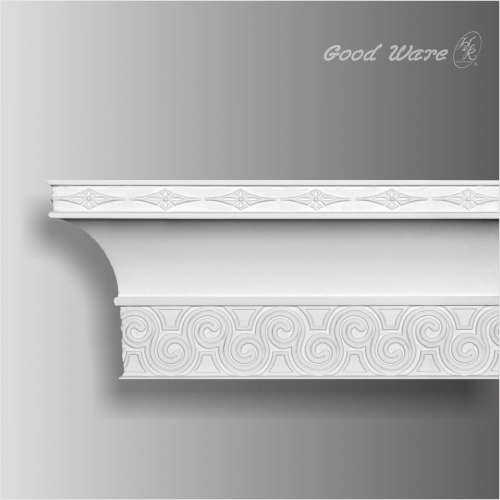 Decorative polyurethane cornice moulding