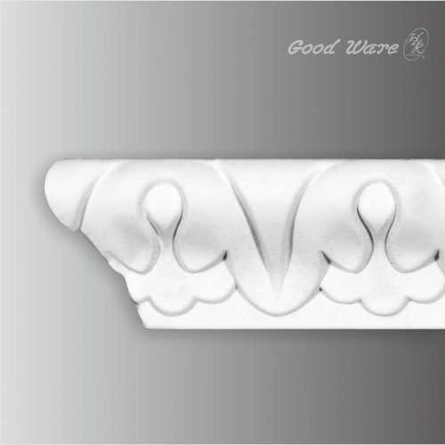 Polyurethane decorative chair rail molding