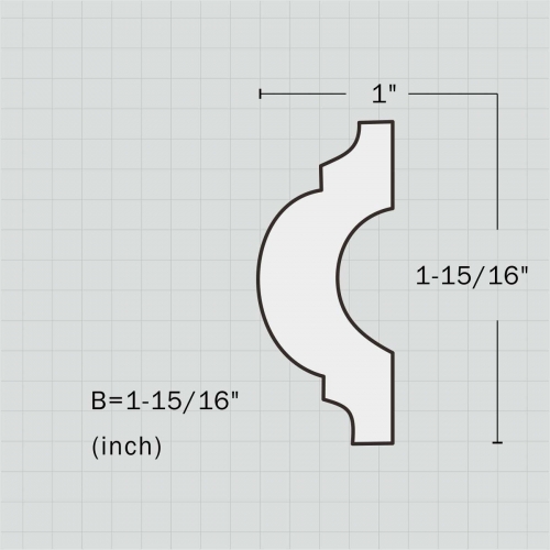 Decorative chair rail and panel molding