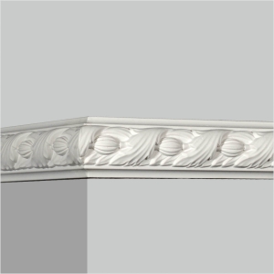 Decorative chair rail and panel molding