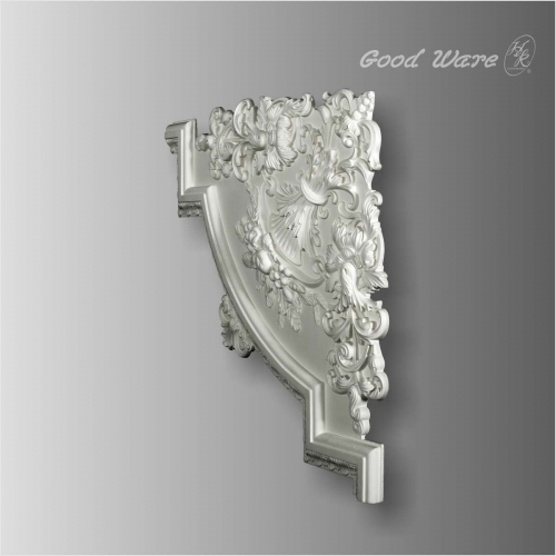 Ornamental decorative panel corner moulding