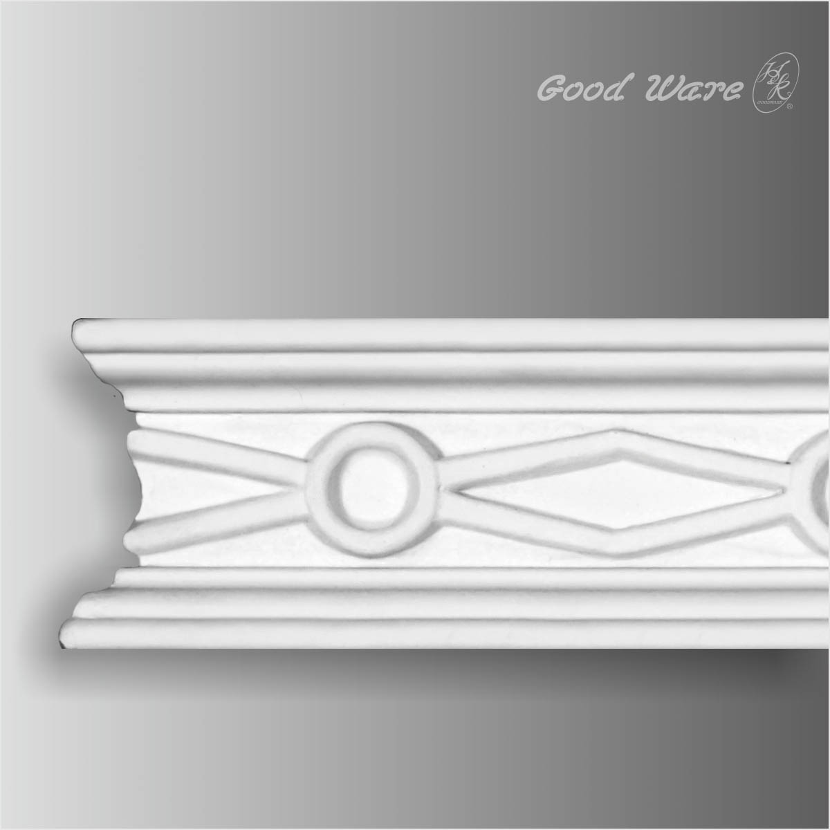 Polyurethane chair rail decorative wall molding