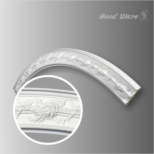 PU decorative round ceiling molding