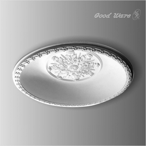 Acanthus leaf domed ceilings for light fixtures