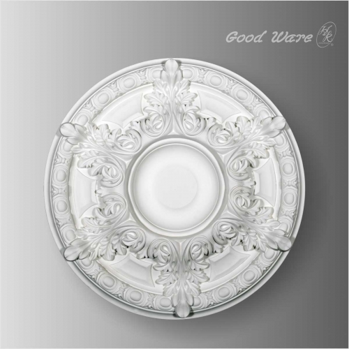 Polyurethane victorian ceiling light medallion