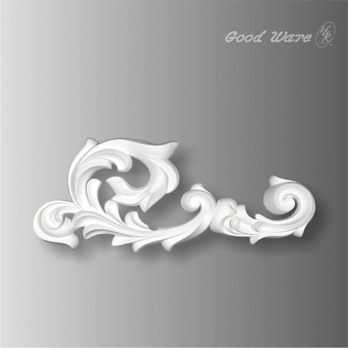 Polyurethane ornamental wall decor molding for sale