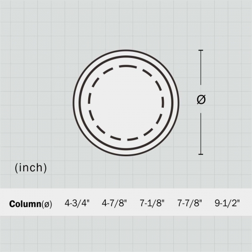 Polyurethane roman architecture columns