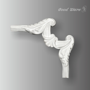 Polyurethane decorative panel corner trim molding