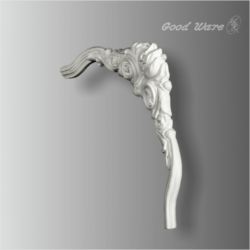 Decorative architectural panel molding corner