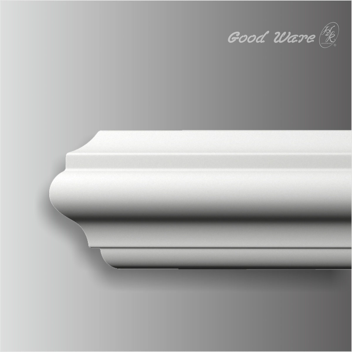 Polyurethane chair rail bathroom molding