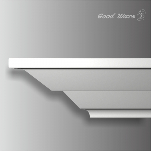 PU contemporary crown moulding kitchen