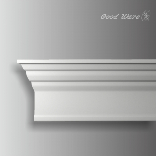 Polyurethane plain crown moulding for cabinets
