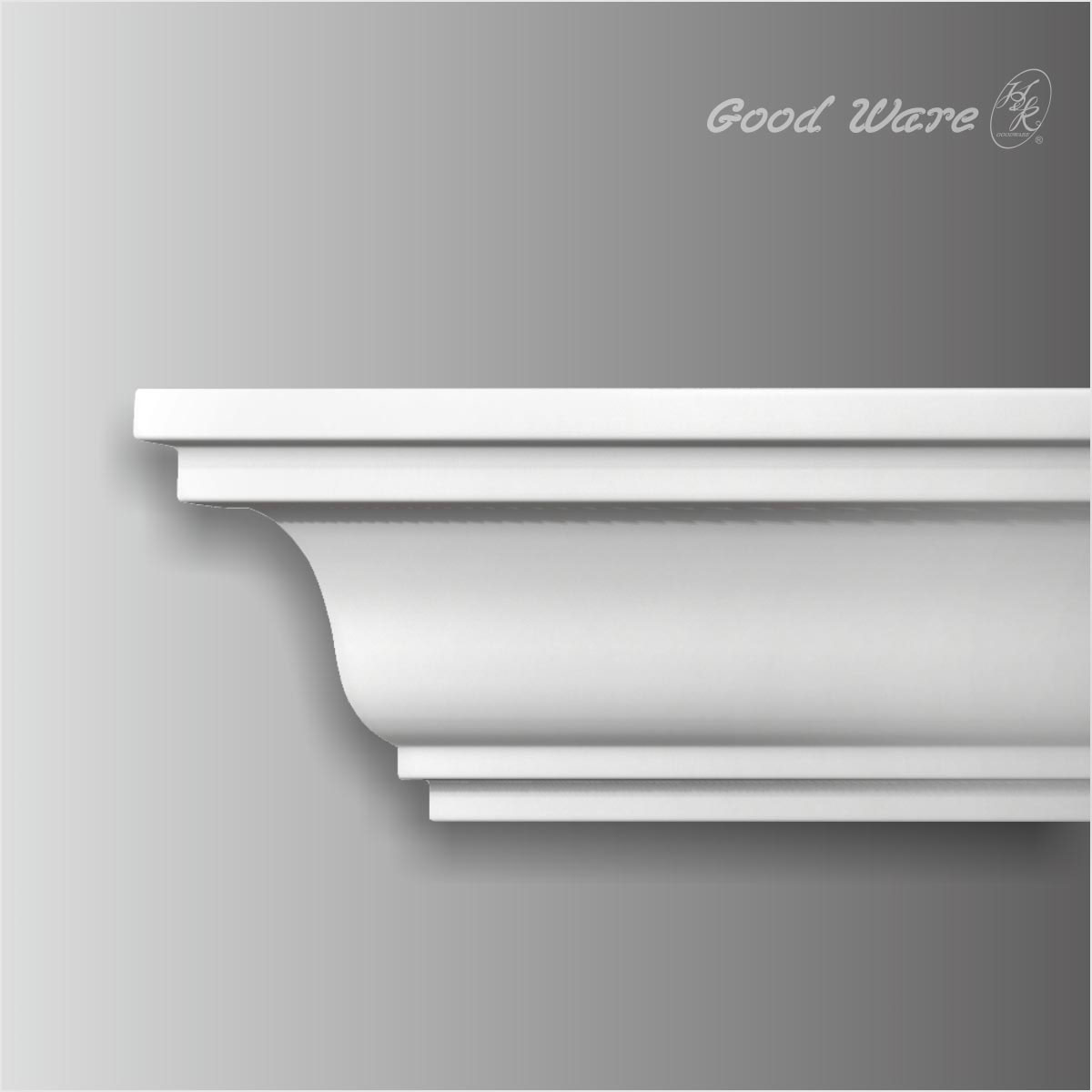 pu plain contemporary crown molding