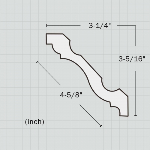 wholesale plain urethane crown molding