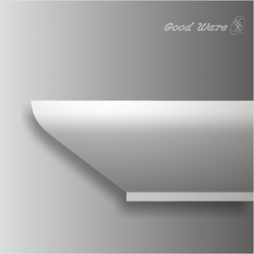 Polyurethane simple white 11 inch crown moulding
