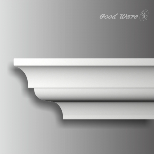 Polyurethane plain garage door crown molding