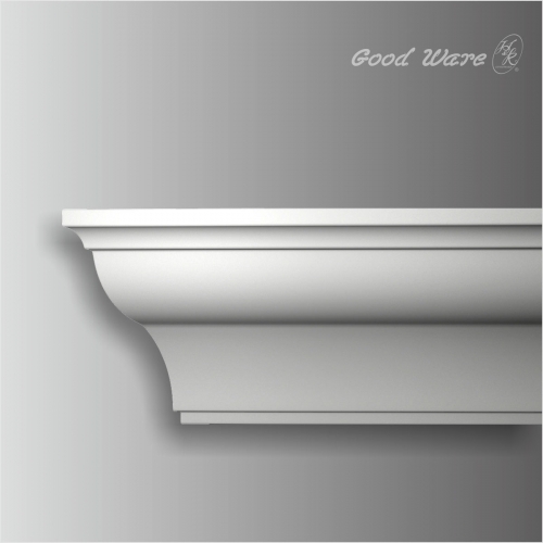 Polyurethane plain exterior cornice moulding