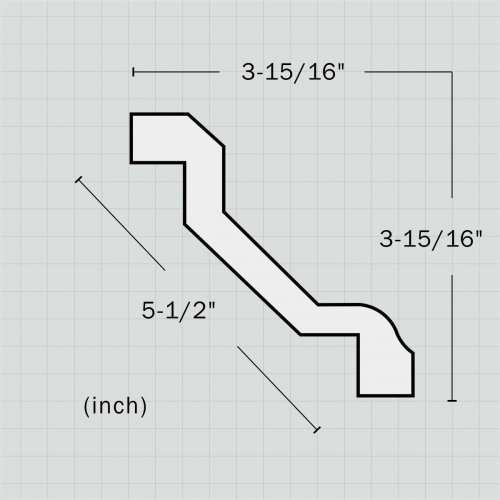 Polyurethane modern cornice designs molding