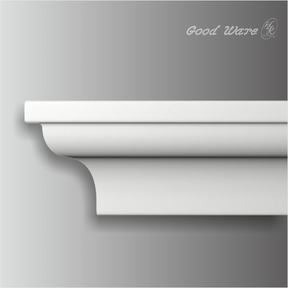 Polyurethane plain classic interior cornice moulding