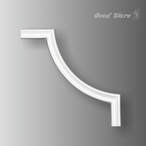 Interior architecture plain panel corner molding