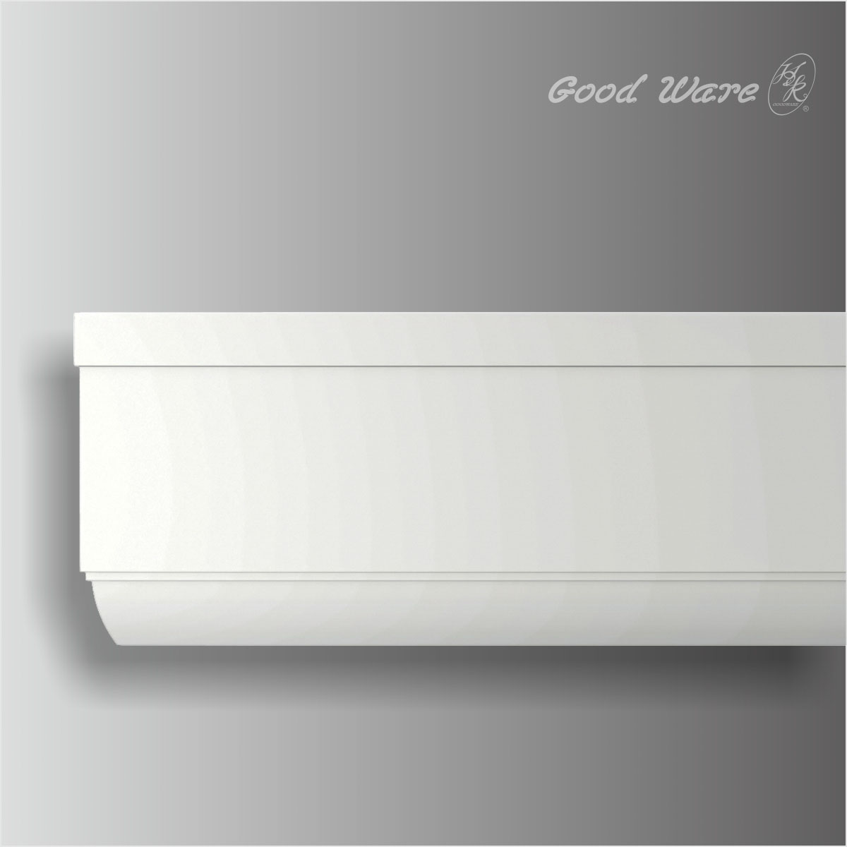 HK-656 Polyurethane simple picture rail molding