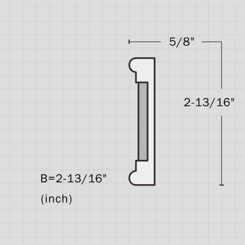 polyurethane modern door window moulding