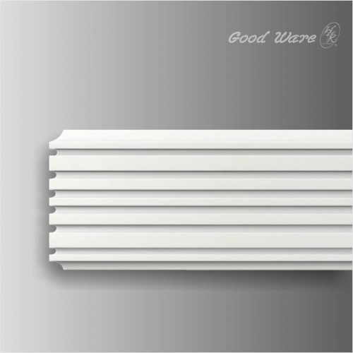 Polyurethane fluted interior window trim molding