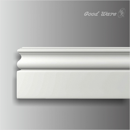 Polyurethane contemporary 5 inch baseboard