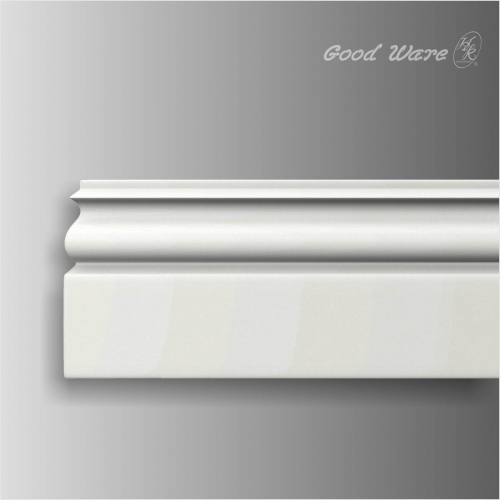 polyurethane modern 3 inch baseboard molding
