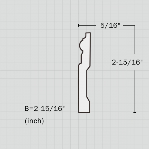 polyurethane bathroom baseboard molding